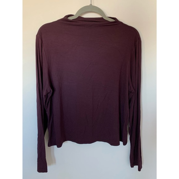 Express super soft boat neck long sleeve tshirt size L - Picture 1 of 3